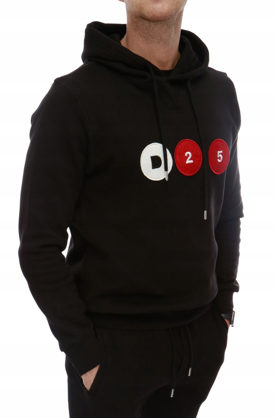 DSQUARED DSQUARED2 d25 LOGO BLACK SWEATSHIRT