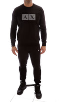 KOMPLET DRESOWY DRESY ARMANI EXCHANGE SLIM CZARNY