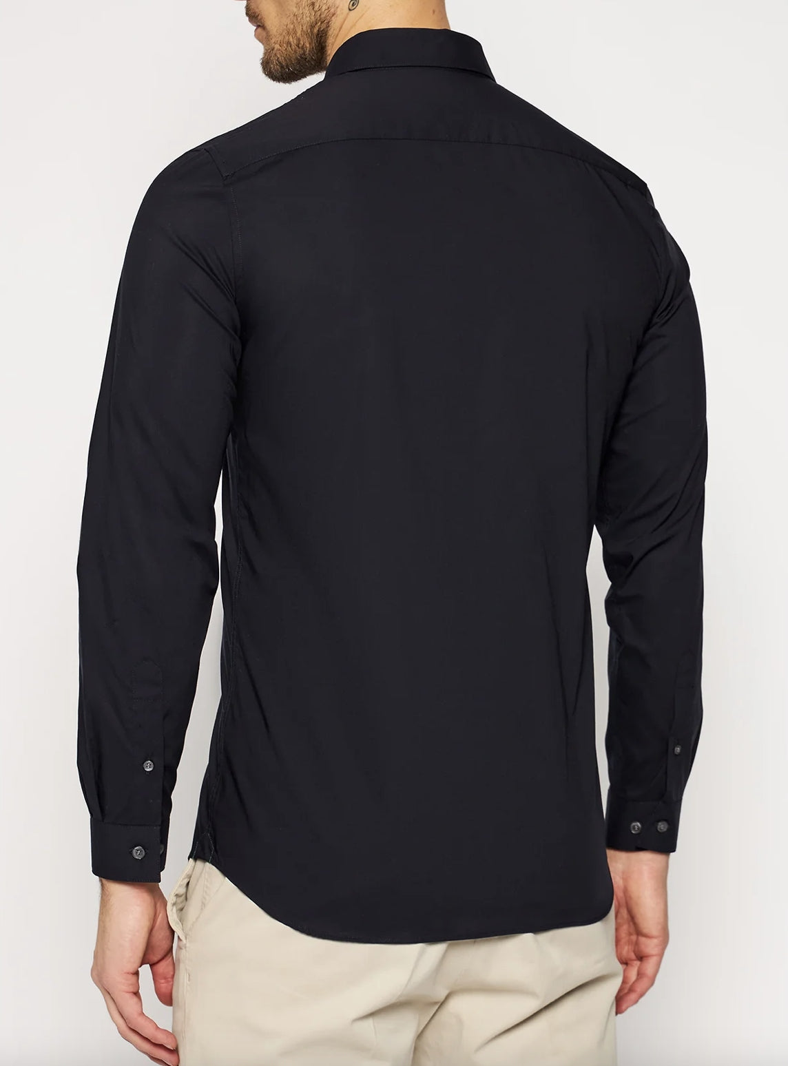LACOSTE PREMIUM SLIM FIT NAVY SHIRT