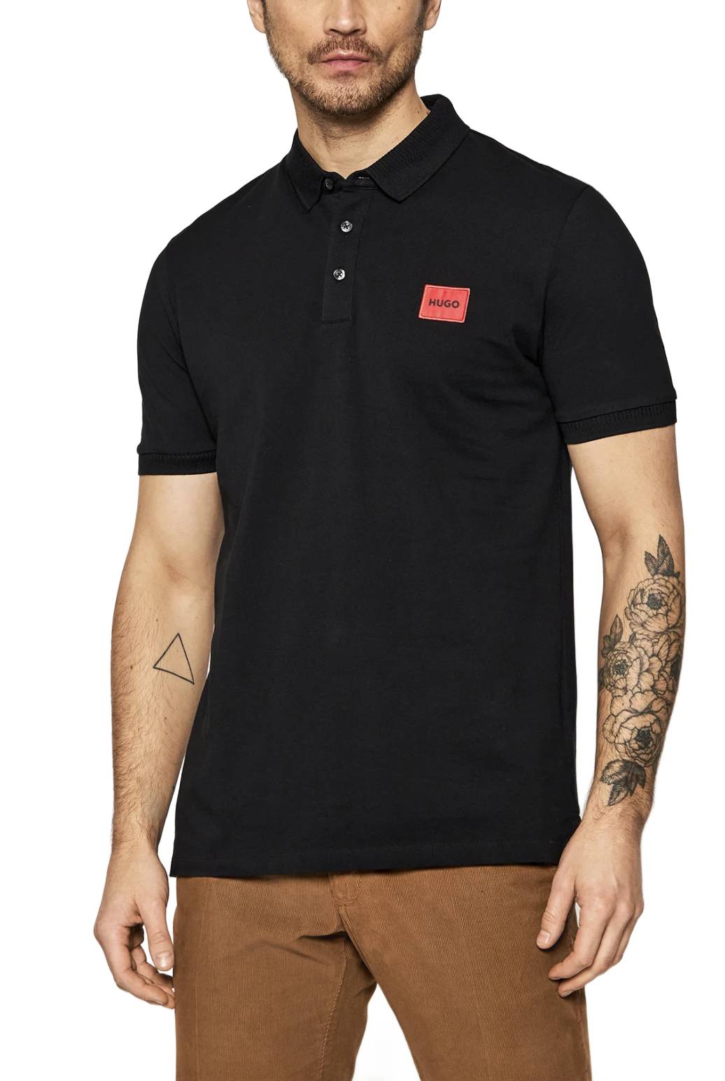 HUGO BOSS BLACK POLO SHIRT REGULAR FIT
