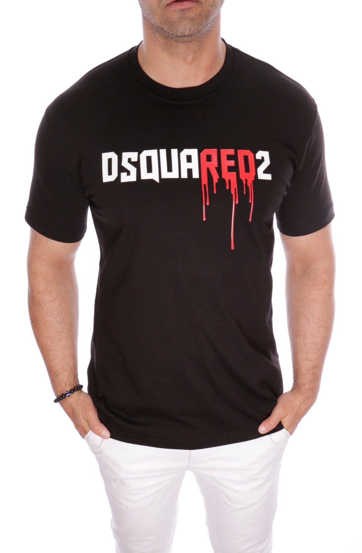 T-SHIRT DSQUARED DSQUARED2 LOGO BLACK