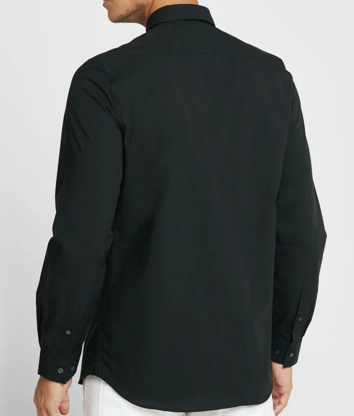 LACOSTE PREMIUM SLIM FIT BLACK SHIRT