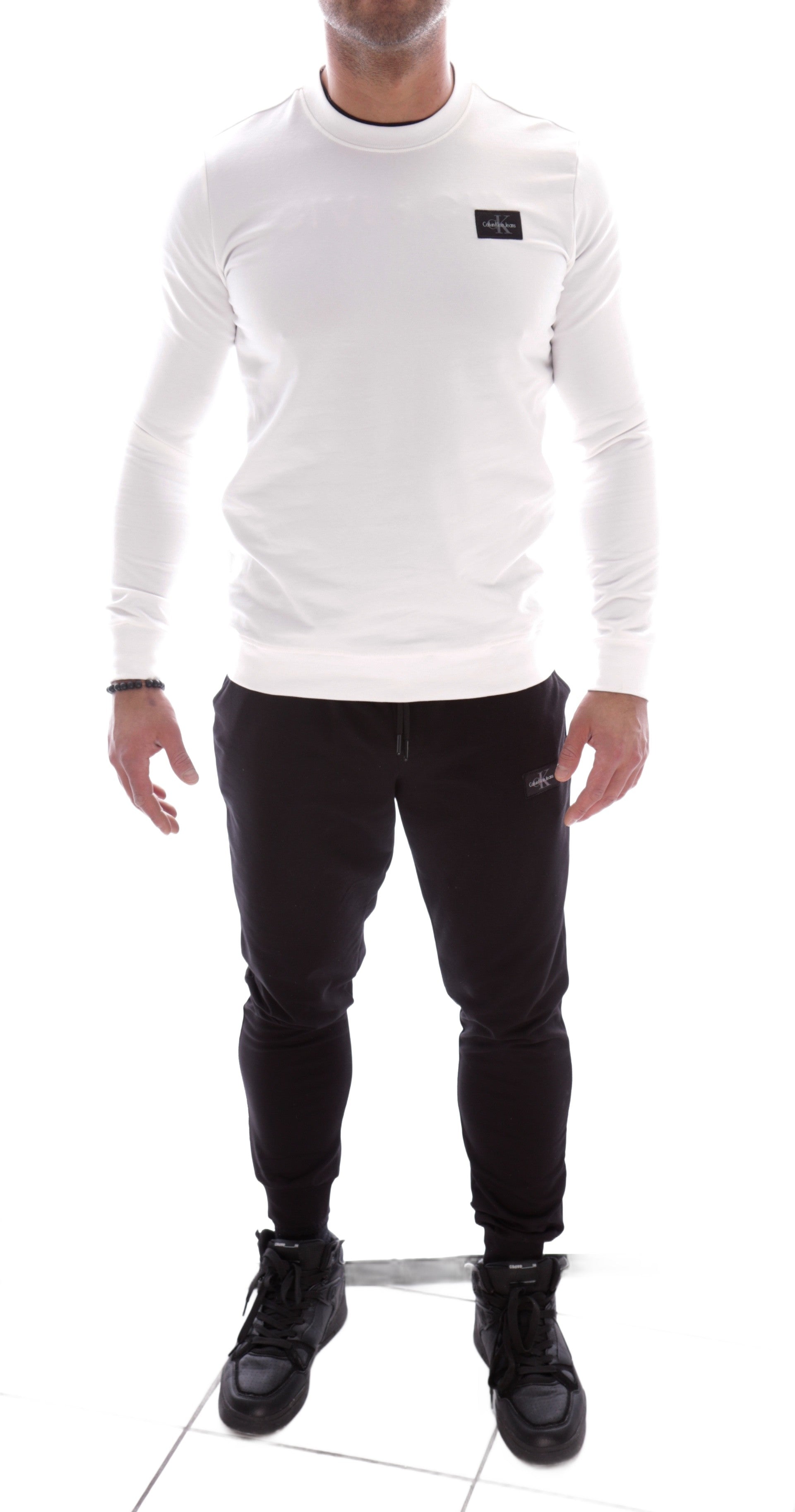 CALVIN KLEIN TRACKSUIT SET BLACK AND WHITE
