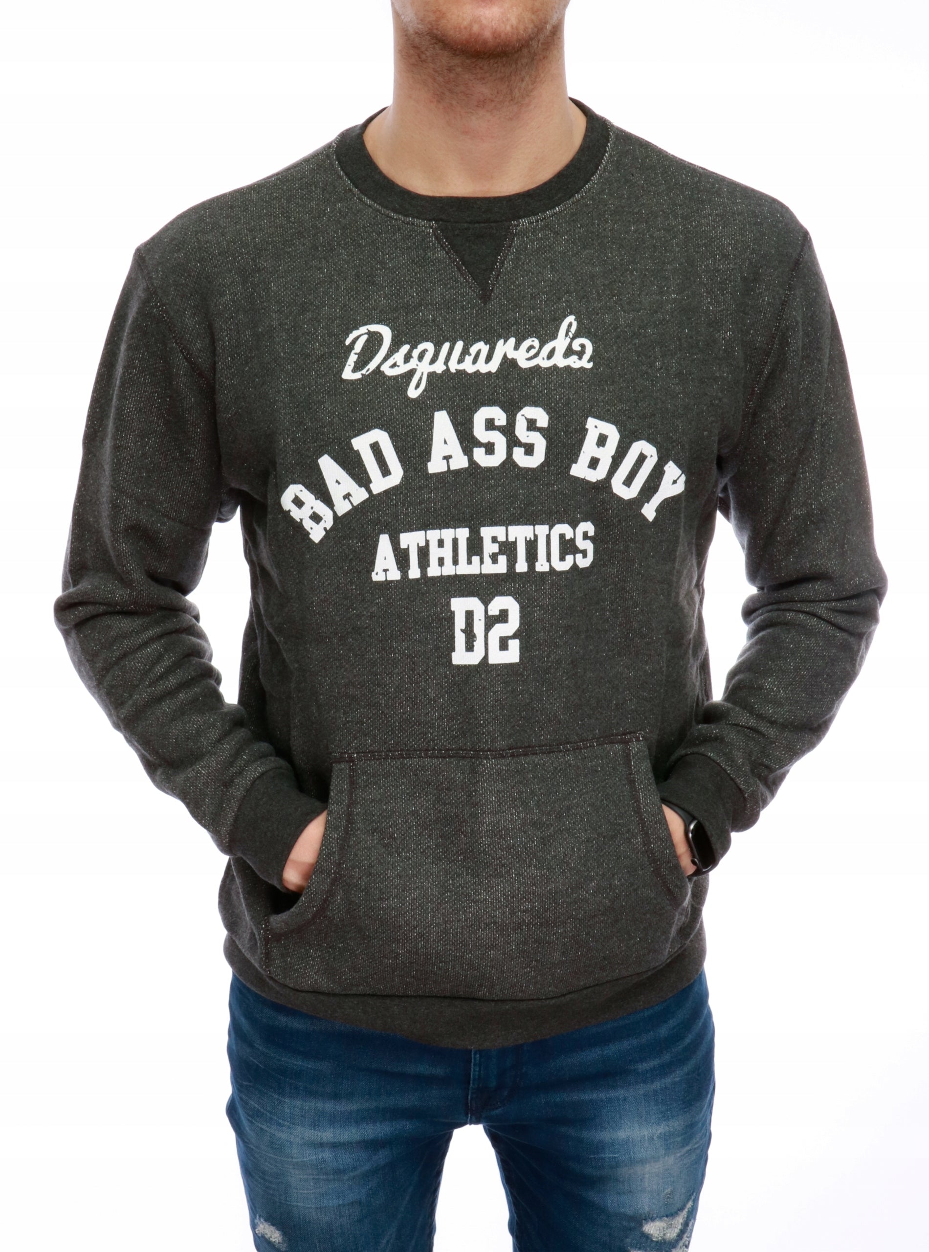 SWEATSHIRT DSQUARED DSQUARED2 GREY BAD BOY