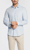 KOSZULA CALVIN KLEIN SLIM FIT LYCRA STRETCH BŁĘKITNA