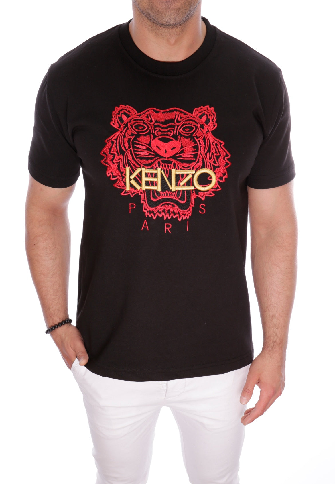 KENZO BIG LOGO T-SHIRT BLACK REGULAR XXL