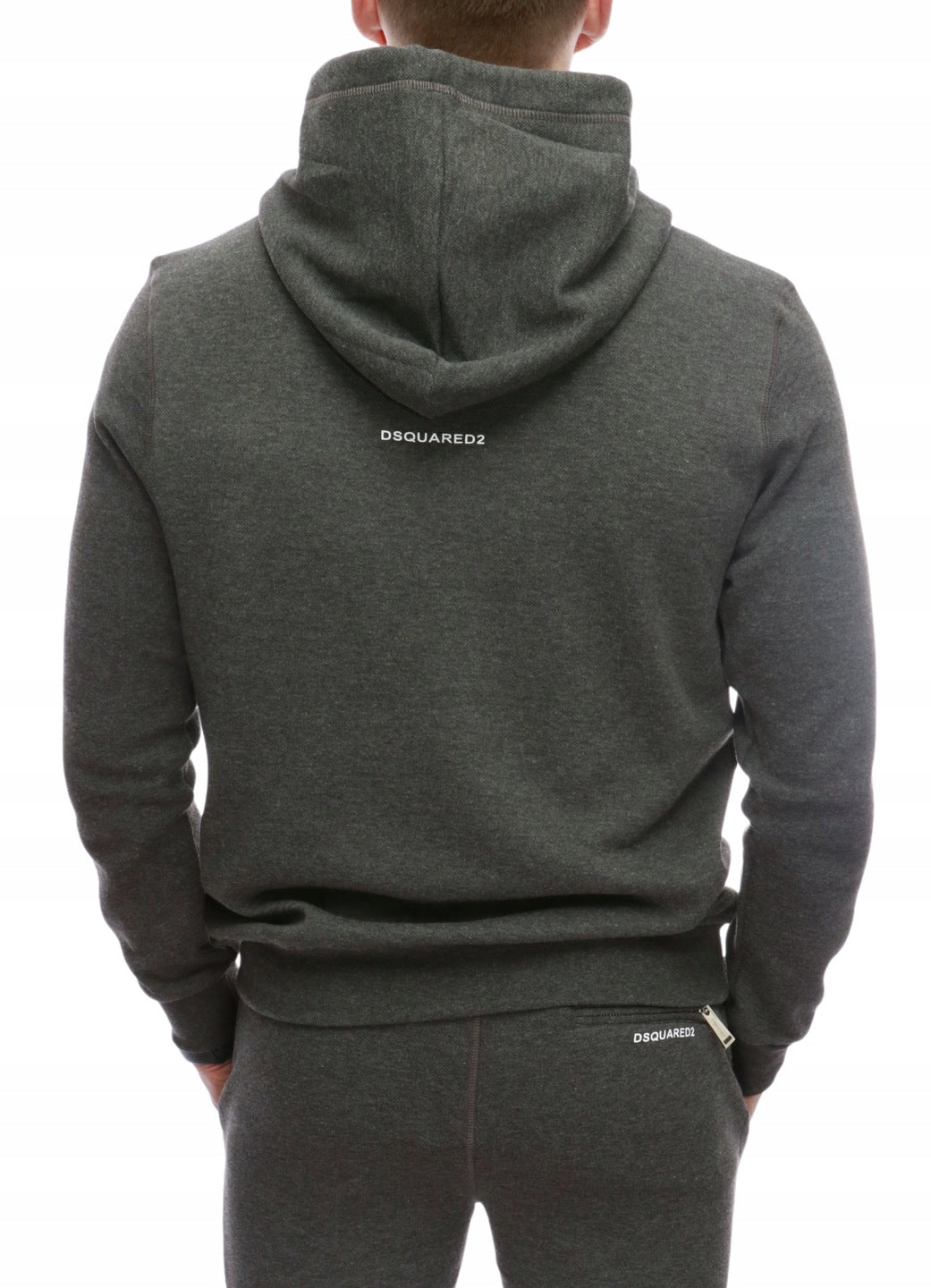 DSQUARED DSQUARED2 D25 LOGO HOODIE GREY