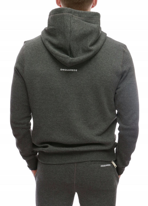 BLUZA DSQUARED DSQUARED2 d25 LOGO SZARA