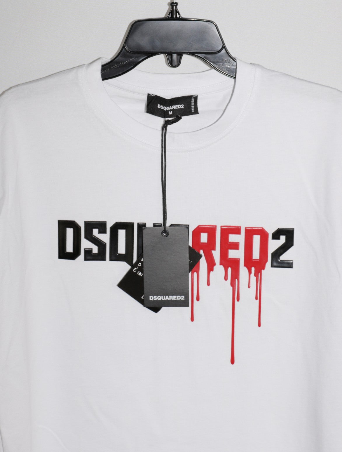 DSQUARED DSQUARED2 LOGO WHITE T-SHIRT