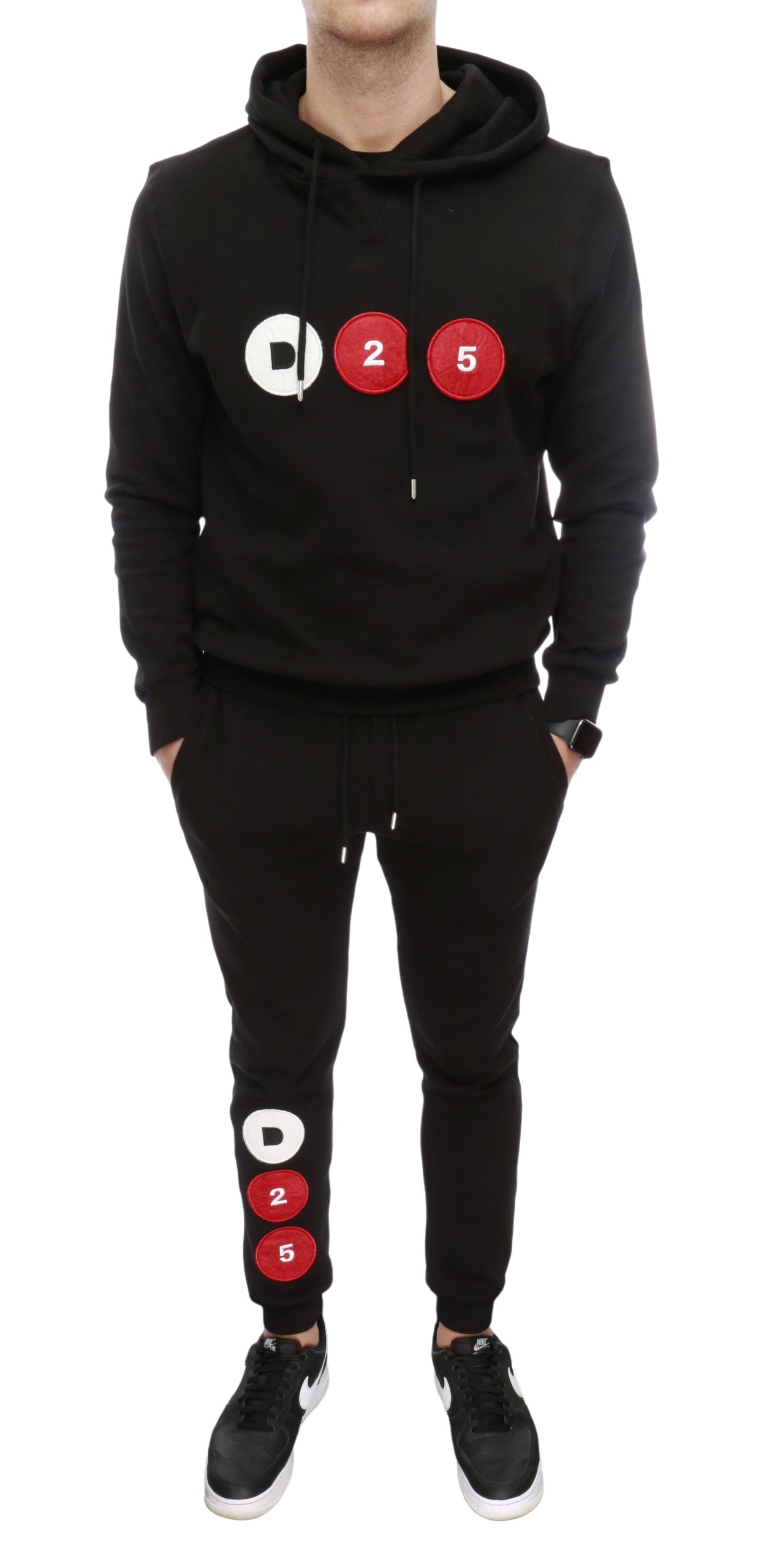 DSQUARED DSQUARED2 D25 LOGO HOODIE GREY