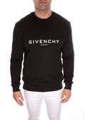 BLUZA GIVENCHY PARIS REVERSE LOGO CREWNECK  CZARNA XXL