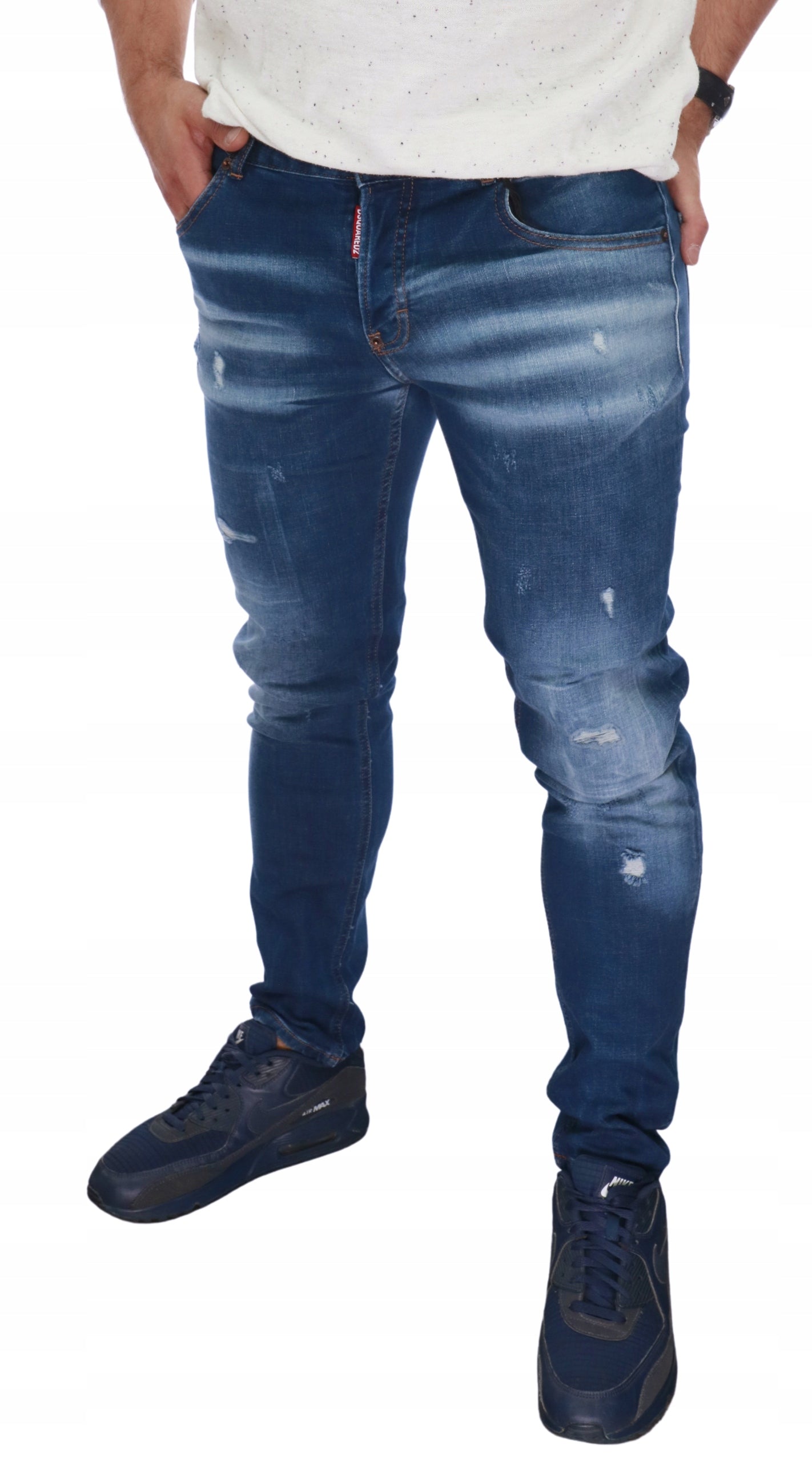 6 ORIGINAL DSQUARED SLIM FIT TROUSERS ITALY