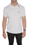 KOSZULKA POLO RALPH LAUREN BIAŁA POLÓWKA LYCRA SLIM STRETCH MESH