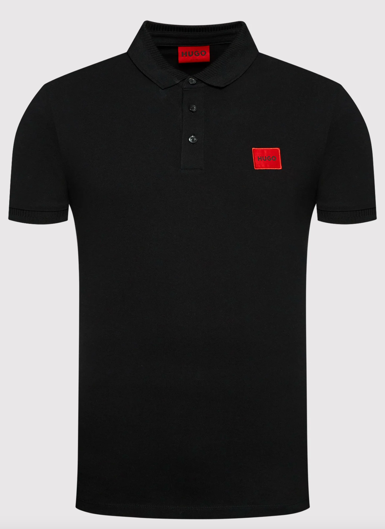 HUGO BOSS BLACK POLO SHIRT REGULAR FIT