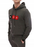 BLUZA DSQUARED DSQUARED2 d25 LOGO SZARA