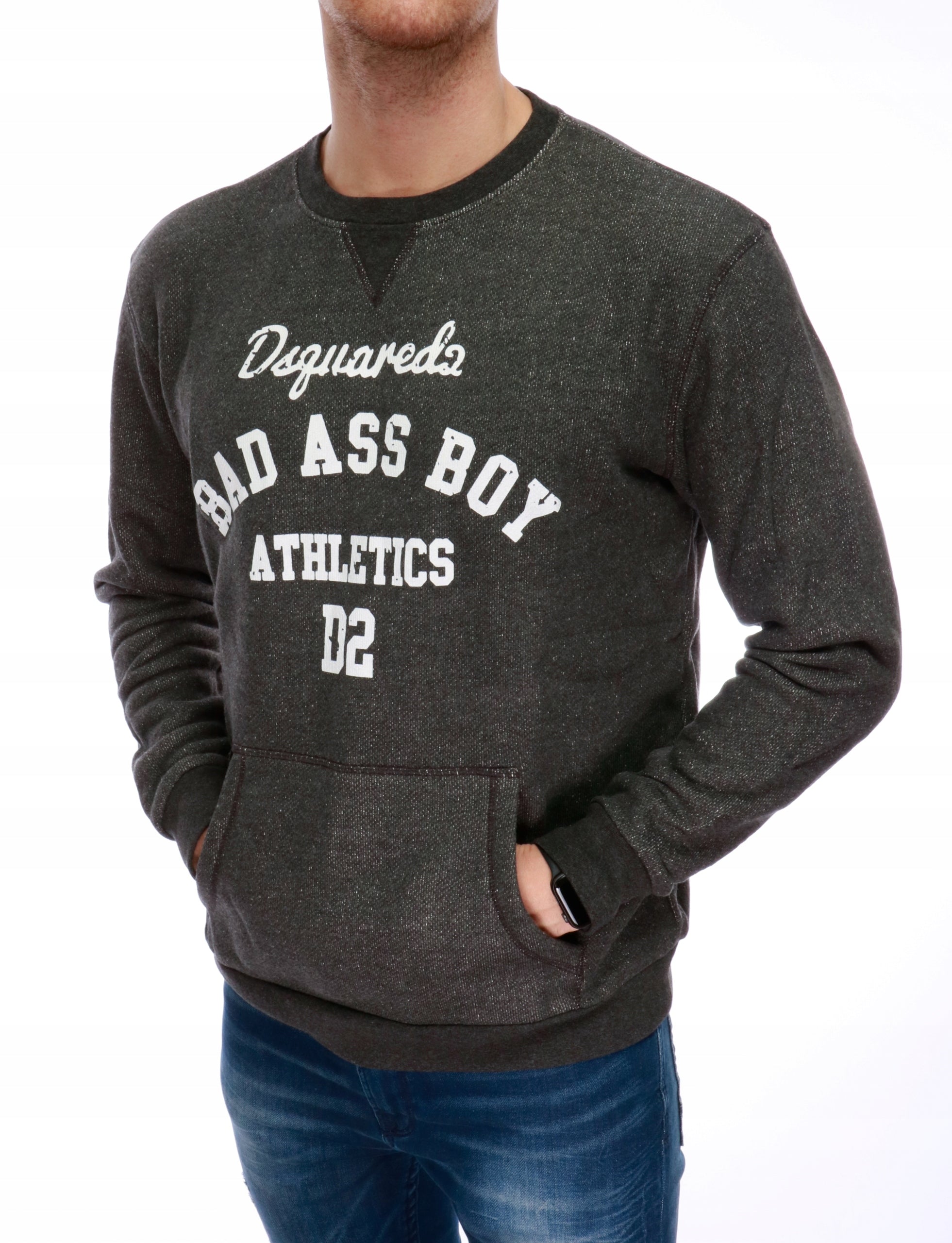 SWEATSHIRT DSQUARED DSQUARED2 GREY BAD BOY