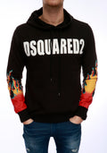 BLUZA DSQUARED DSQUARED2 LOGO CZARNA M