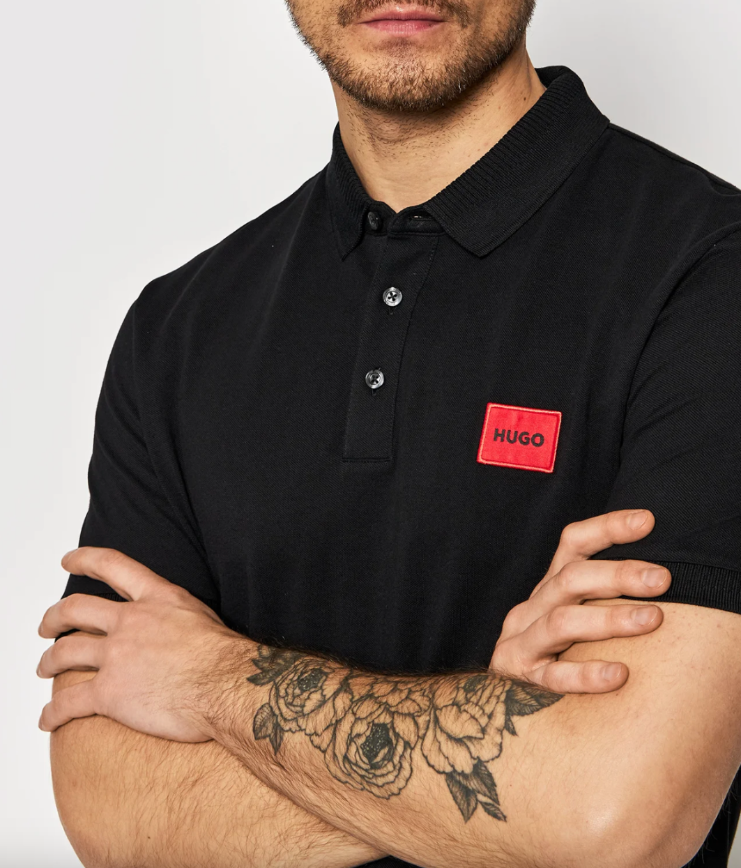 HUGO BOSS BLACK POLO SHIRT REGULAR FIT