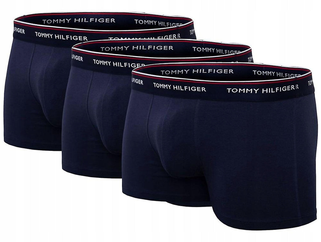 TOMMY HILFIGER PREMIUM BOXER BRIEFS 3 PACK NAVY BLUE S