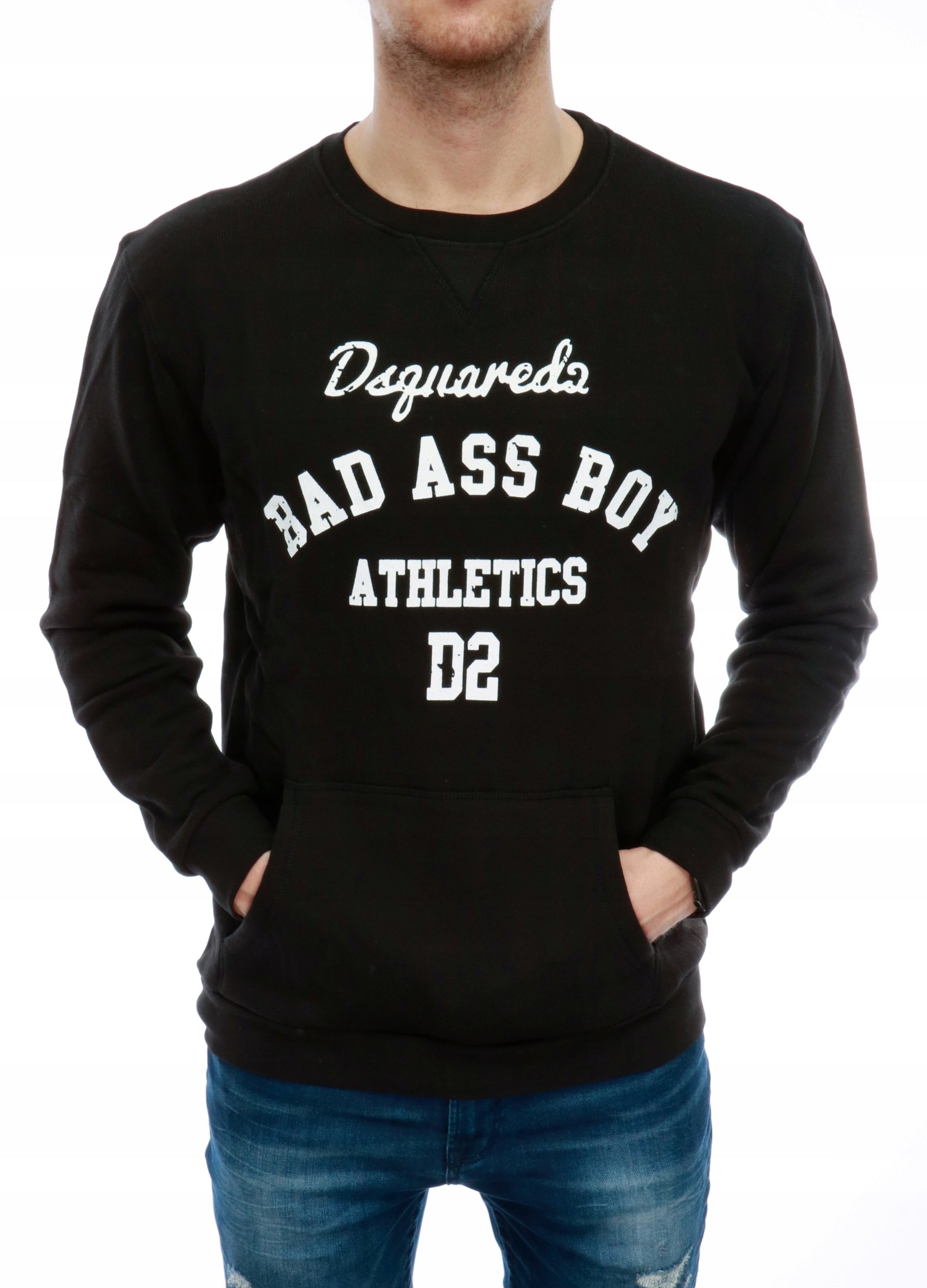 SWEATSHIRT DSQUARED DSQUARED2 BLACK BAD BOY