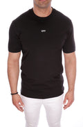 KOSZULKA T-SHIRT OFF WHITE BIG LOGO SLIM CZARNA