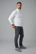 SPODNIE EMPORIO ARMANI PROSTE REGULAR FIT STRETCH GRAFIT